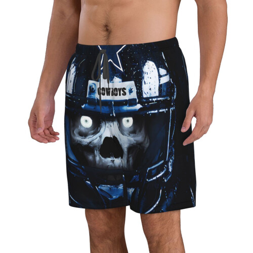 DC_Cowboys Ανδρικό casual παντελόνι θαλάσσης με αθλητικό κοντό μανίκι με το λογότυπο της 1