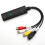 Μετατροπέας κασέτας USB2.0VHS σε υπολογιστή DVD Προσαρμογέας κάρτας λήψης βίντεο και 4