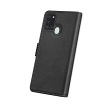 Yhteensopiva Samsung Galaxy A21s -lompakkokotelon kanssa, magneettinen Rvelon - musta