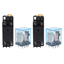 2x220/240V AC spoel DPDT vermogensrelais MY2NJ8Pin met voet
