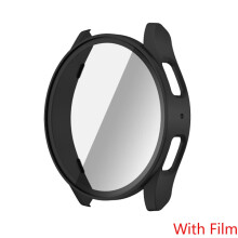 Karkaistu lasi + suojakuori, yhteensopiva Samsung Galaxy Watch7 44mm/40mm:n kanssa, näytönsuoja ja monipuolinen puskurikotelo Galaxy Watch7FE:lle,