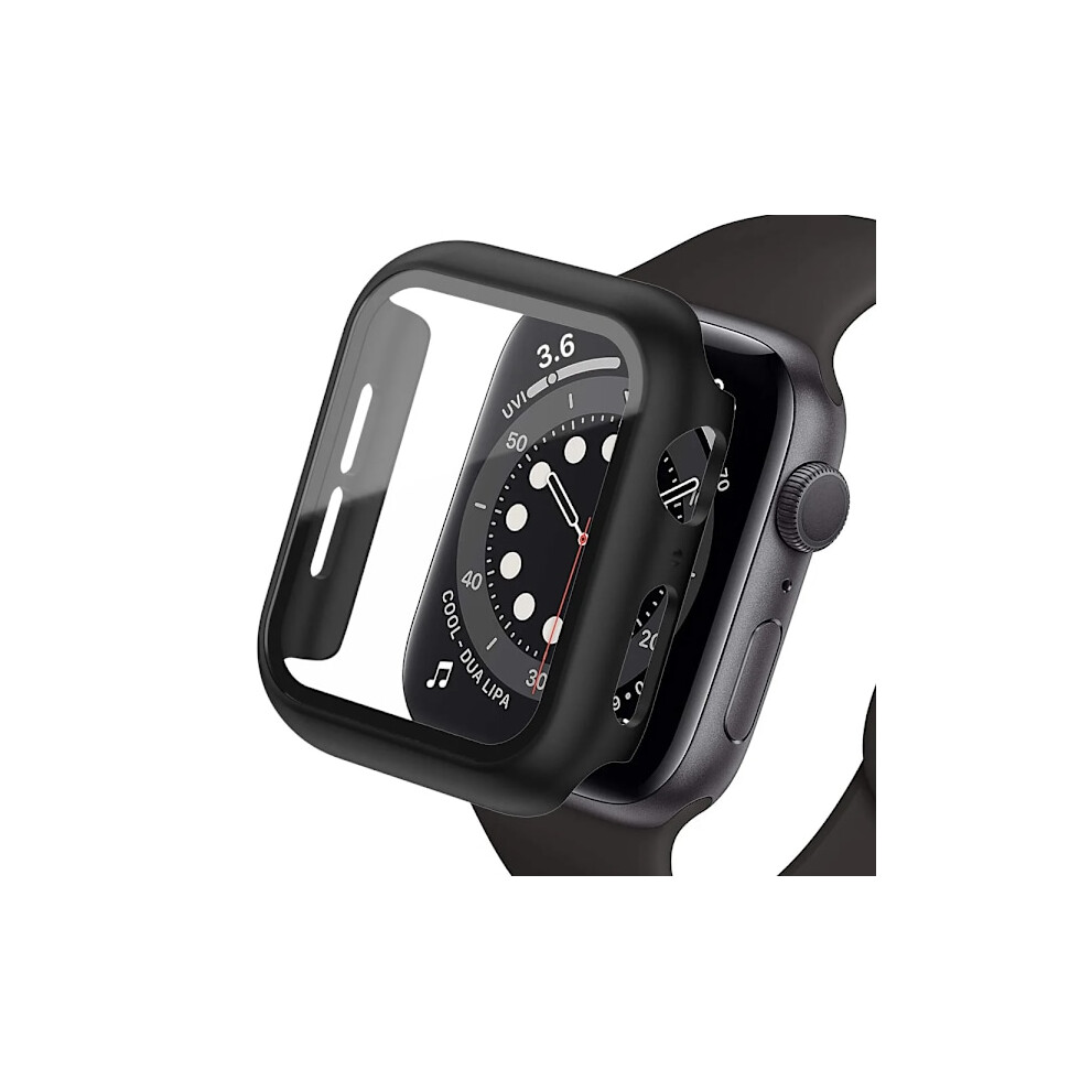 Hard Shell Case Compatible With Apple Watch 9 8 7 6 5 4 Se, 38/40/41/42/44/45Mm, Black 9173940899780