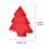 Christmas Tree Shaped Plastic Serving Tray, Compatible with Christmas Tree Trunk Fruit Plate, Divided Appetizer Platter 6