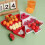 Christmas Tree Shaped Plastic Serving Tray, Compatible with Christmas Tree Trunk Fruit Plate, Divided Appetizer Platter 5
