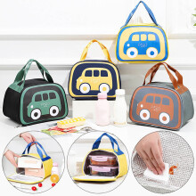 Bolsa térmica maxiaoxia para almoço, portátil, estilo japonês, feita de folha de alumínio, ideal para crianças e adultos.