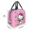 Γυναικεία τσάντα φαγητού Hello Kitty με φερμουάρ, αδιάβροχη και επαναχρησιμοποιήσιμη, 5