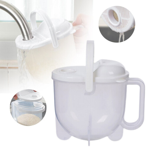 Εκπτώσεις! Πλυντήριο Ρυζιού Leott Kitchen με Χειροκίνητο Πλυντήριο Ρυζιού, Πλαστικό 1