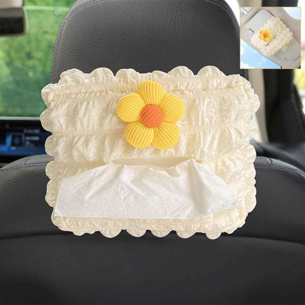 Gnobogi Car Accessories Ornaments Decompression Small Flower Car Tissue Box Drawer Box Car Interior Decoration Supplies Auto Accessories On Clearance 9173940901254