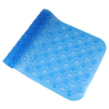 Wasbare PVC-badmat met massagefunctie, antislip badmat voor dagelijks gebruik in de badkamer (blauw, 88x40cm)