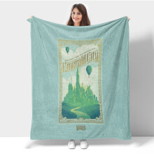 Wicked Blanket Supermjuk Flanell Lätt Plysch Mysig Pläd 60IN*50IN