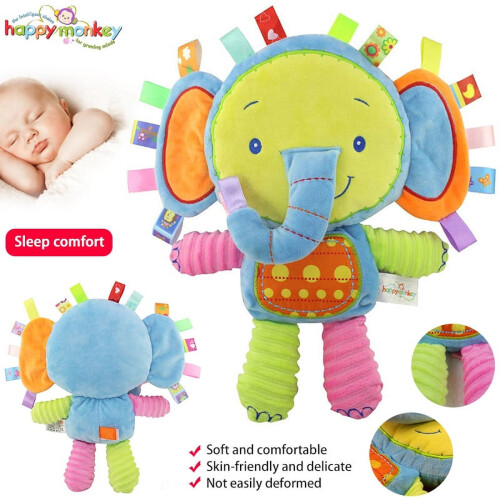 Παιχνίδι Chok Baby Tags, Κουβέρτα ασφαλείας Taggie με ελέφαντα, λούτρινο παιχνίδι