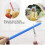 8,5" Jumbo Colossal/Boba Smoothie Πολύ Πλατύ Νέον Χωρίς Περιτύλιγμα, Διάμετρος 1/2" 8