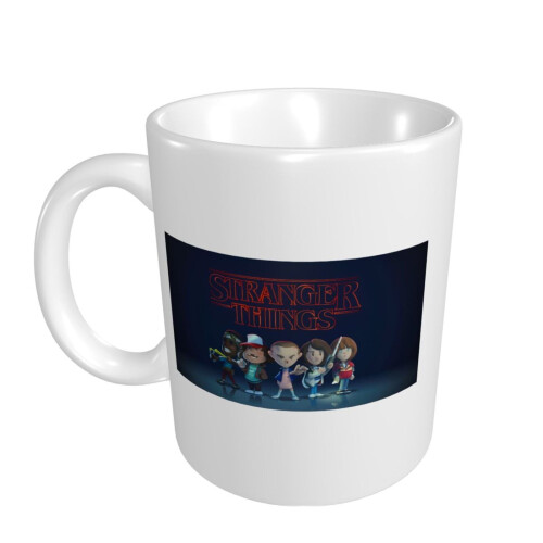 Κούπα καφέ Stranger Things Comics για κακάο, τσάι, ποτά | Holds12Ounces Κεραμική κούπα Camper Μικρή 1