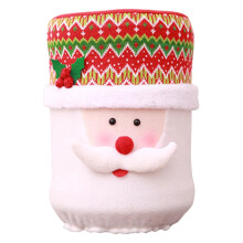Balde de Bebidas Natalino Miayilima Event & Party com Desenho de Boneco de Neve, Poeira e Tampa de Vidro para Dispensador de Água, Papai Noel.