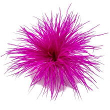 Broche en plumes WINDLAND, corsages en plumes, décorations en tissu, matière en plumes d'autruche