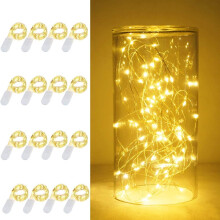Luzes de LED em formato de estrela, alimentadas por bateria (pacote com 16 unidades, 30 unidades)