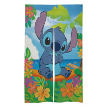 Cortina para puerta Stitch, tapiz opaco de 34x57 pulgadas, cortina divisoria de privacidad para dormitorio, cocina y hogar (2 paneles)