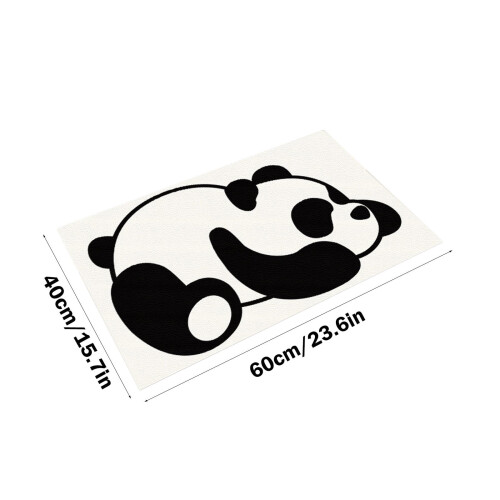 Χαλί Pandas Diatom Mud, απορροφά γρήγορα το νερό, ανθεκτικό στη βρωμιά, χαριτωμένο χαλί, 2