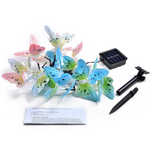 YiFudd Powered12LED Lichterkette für den Außenbereich 1