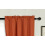 Cortina blackout SAMIMPORT-2011 Classic Brick Matte Solid Print com bolso para varão, 35x63 polegadas 2