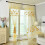 Cortinas Voil Blackout com Estampa de Folhas, 1 Painel, 2 Painéis de Tecido, 108 Polegadas de Comprimento 4