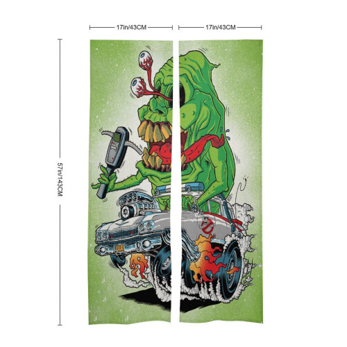 Κουρτίνα πόρτας Ghostbusters, ταπετσαρία κουρτίνας πόρτας συσκότισης 34x57 ιντσών, 1