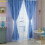 Bobletype Voile-gardiner Transparente panelgardiner Skjerfgardiner 3