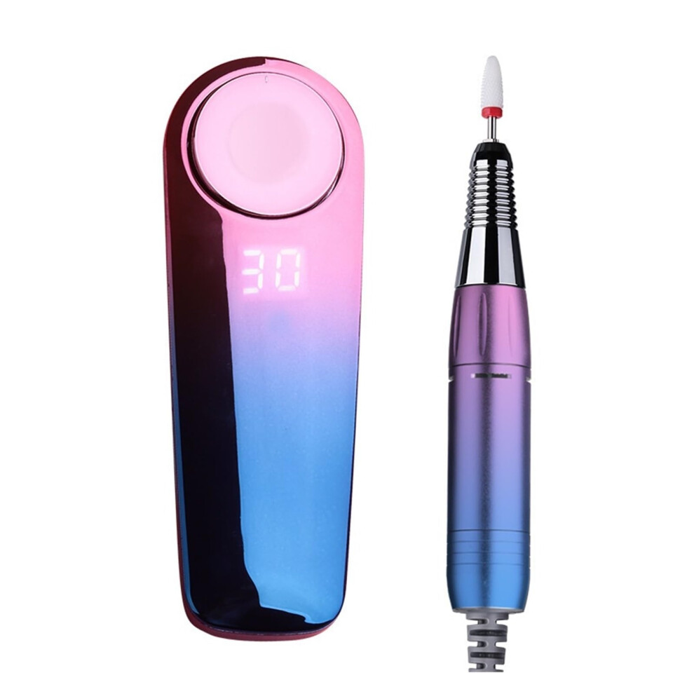 Electric Nail File Rechargeable Cordless for Manicure MultiStep Nail Care Polisher Tools
