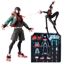 Marvel Legends Sentinel Spiderman Action Figure Spider-Verse Miles Sv Shf Morales Peni Anime Figures Statue Toys Beige