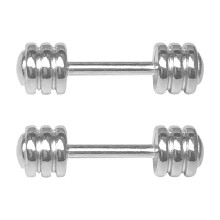 Eease Miniature Dumbbell Weight Sets for Action Figures (2pcs)