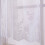 maxiaxia Δαντελένια Κουρτίνα Valances 51x16 ίντσες, Κεντημένα Λουλουδάτα Swags, Ημιδιαφανείς 3
