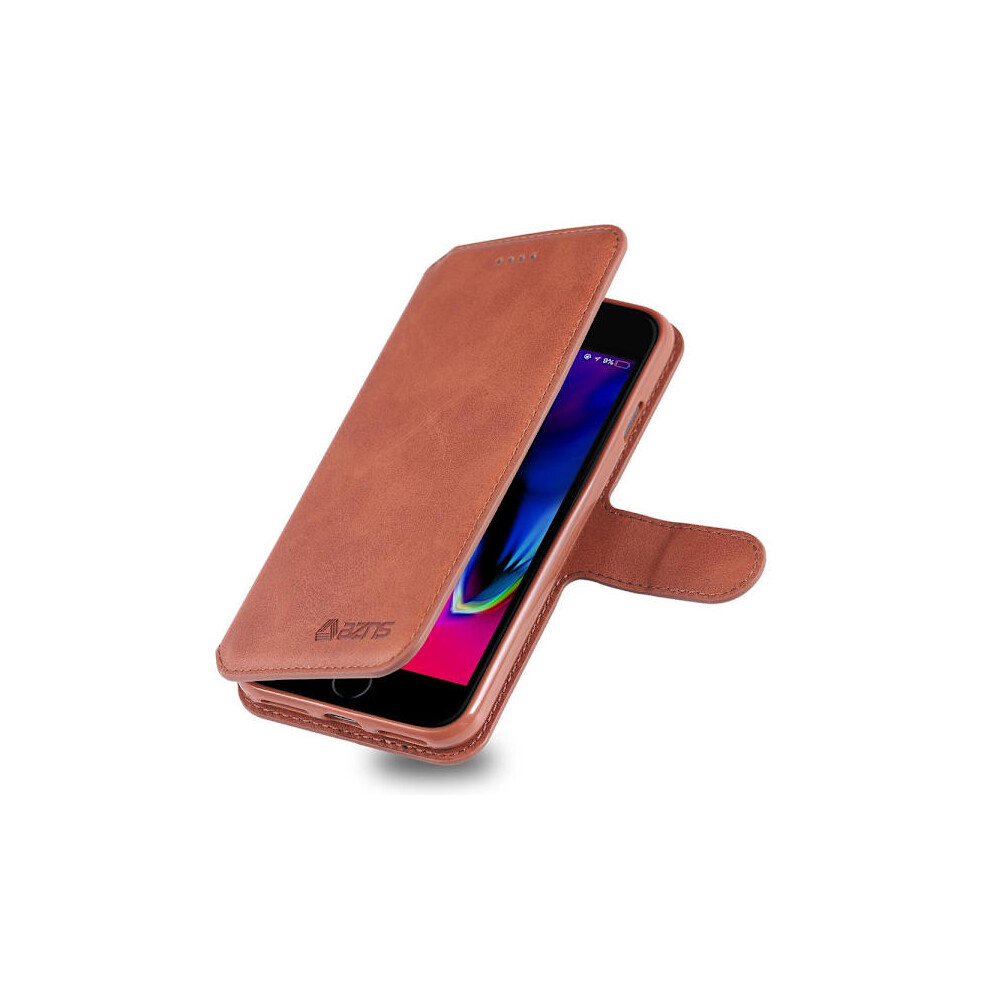 Yazunshi Wallet Case - Compatible With Iphone Se 2020 Brown 9004841003030