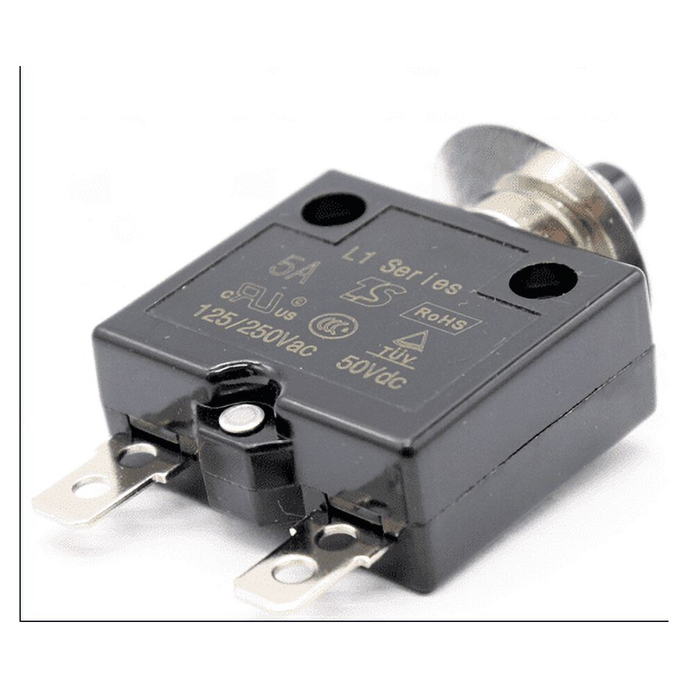Dewin Circuit Breaker,Plastic And Metal Manual Reset Thermal Switch Circuit Breaker Over Current Overload Protector(10A) 9004841003450