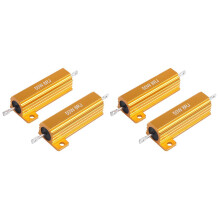 4 sztuki elektronicznych aluminiowych rezystorów powłokowych 5% 8Ohm 50W