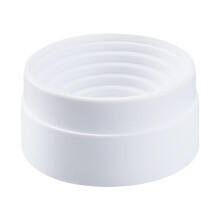 Sealbhóir Bun Babhta Plaisteach 4" orlach, Fonnadh Cothrom Bán, Seasamh Fleascáin Saotharlainne Inchruachta do Fhleascáin suas le 5L - 90mm, DIY