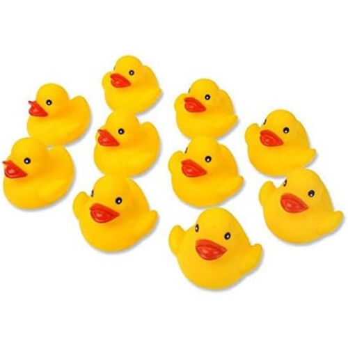 10 rubber ducks Yellow approx. 5cm Bath ducks Bath ducks Rubber ducks 1