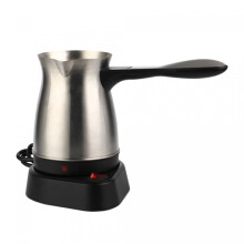 Cafetière turque électrique argentée