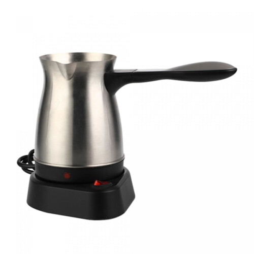 Cafetière turque électrique argentée