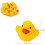 10 rubber ducks Yellow approx. 5cm Bath ducks Bath ducks Rubber ducks 3