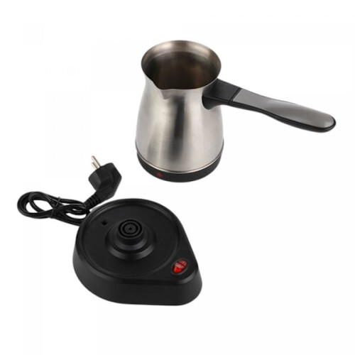 Cafetière turque électrique argentée 2