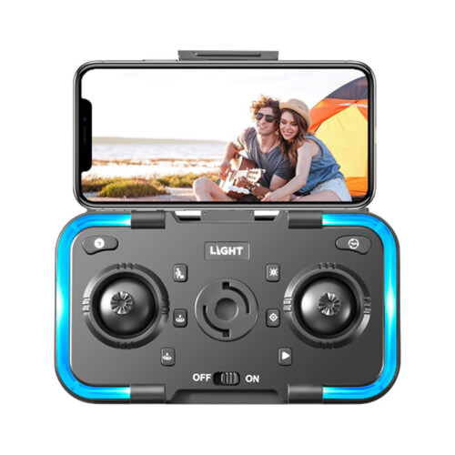 Drone Viflosae avec caméra HD, quadricoptère pliable télécommandé, FPV WiFi, maintien d'altitude, évitement d'obstacles, compatible iOS/Android 2