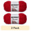 Fire Bernat Blanket (pachet de 2) - Cranberry 1