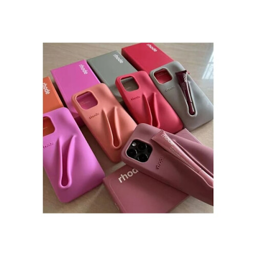 Rhode Lip Case with Listick Lip Gloss 3D Phone Case - Ribbon compatible with iPhone11 2