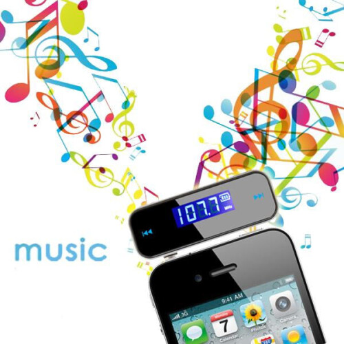 Transmisor FM - Pantalla LCD negra 1