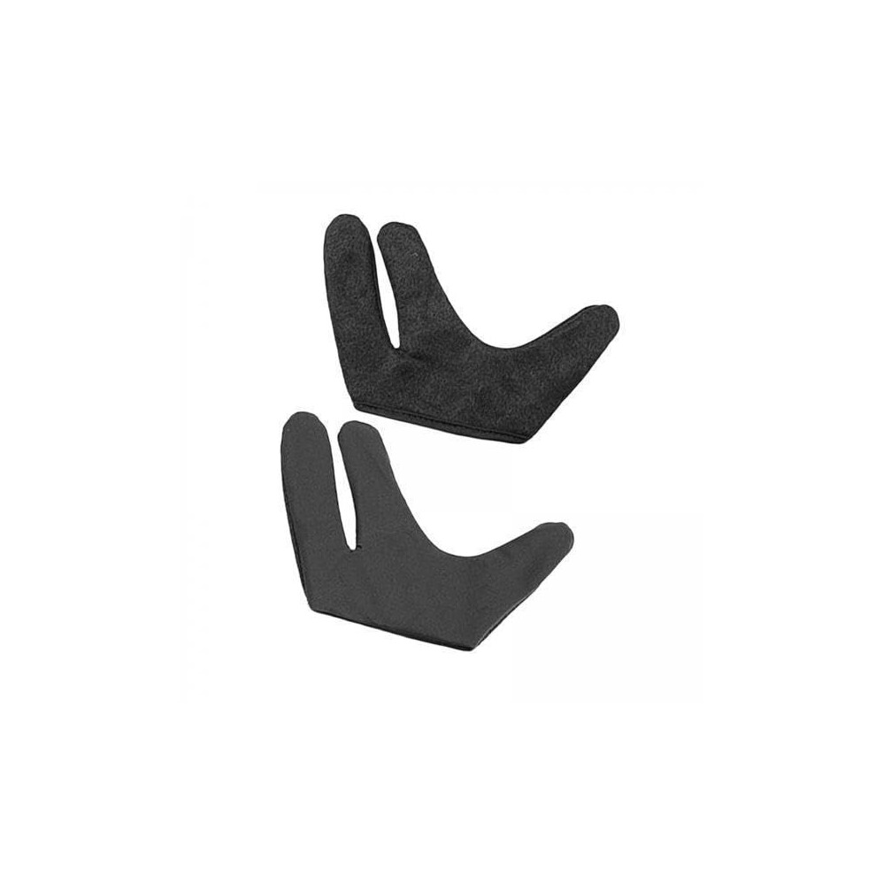 Black Hairdressing Finger Protection Gloves Heat Resistant Grip For Professional Salon Styling 2 Pack