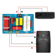 FOR PA-2A 450W 2 Way Speaker Frequency Divider Tweeter Bass Crossover Filter Speaker Amplifier Home Sound Theater