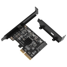 Tarjeta USB PCIE Tipo C PCI-Express4X a 3.2Gen2X2 (20 Gbps) Chipset ASM3242 para 8/10/Linux
