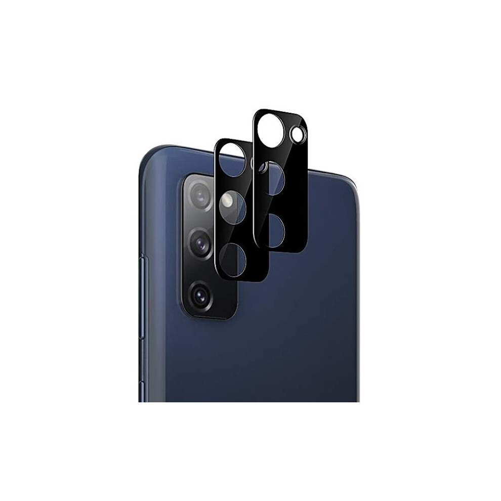 [2-Pack] Compatible With Samsung S20 Fe Tempered Glass Lens Protector - Black 9423501366320