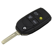 Volvon 4-painikkeinen kauko-ohjainavaimen vaihtoauto, musta, yksi koko
