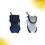 Amosfun2pcs Πρακτική μίνι φορητή τσάντα τσέπης για μπάλες Αξεσουάρ για άνδρες και 3